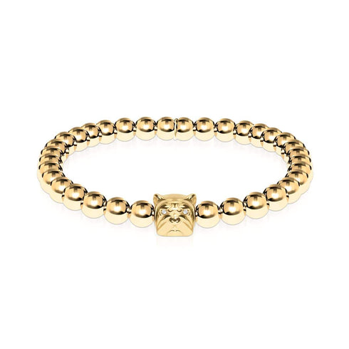Meilleure amie | Or 18 carats | Chiot de cristal